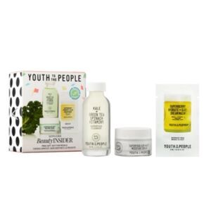 YOUTH TO THE PEOPLE - NWT Radiant Skin Set with 3 Trial Sizes.